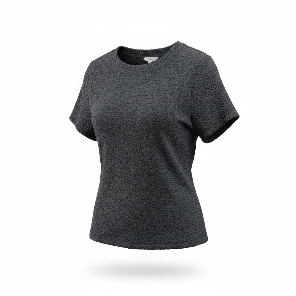 Time and Tru Black Textured Top Size 22 XXXL Plus Size